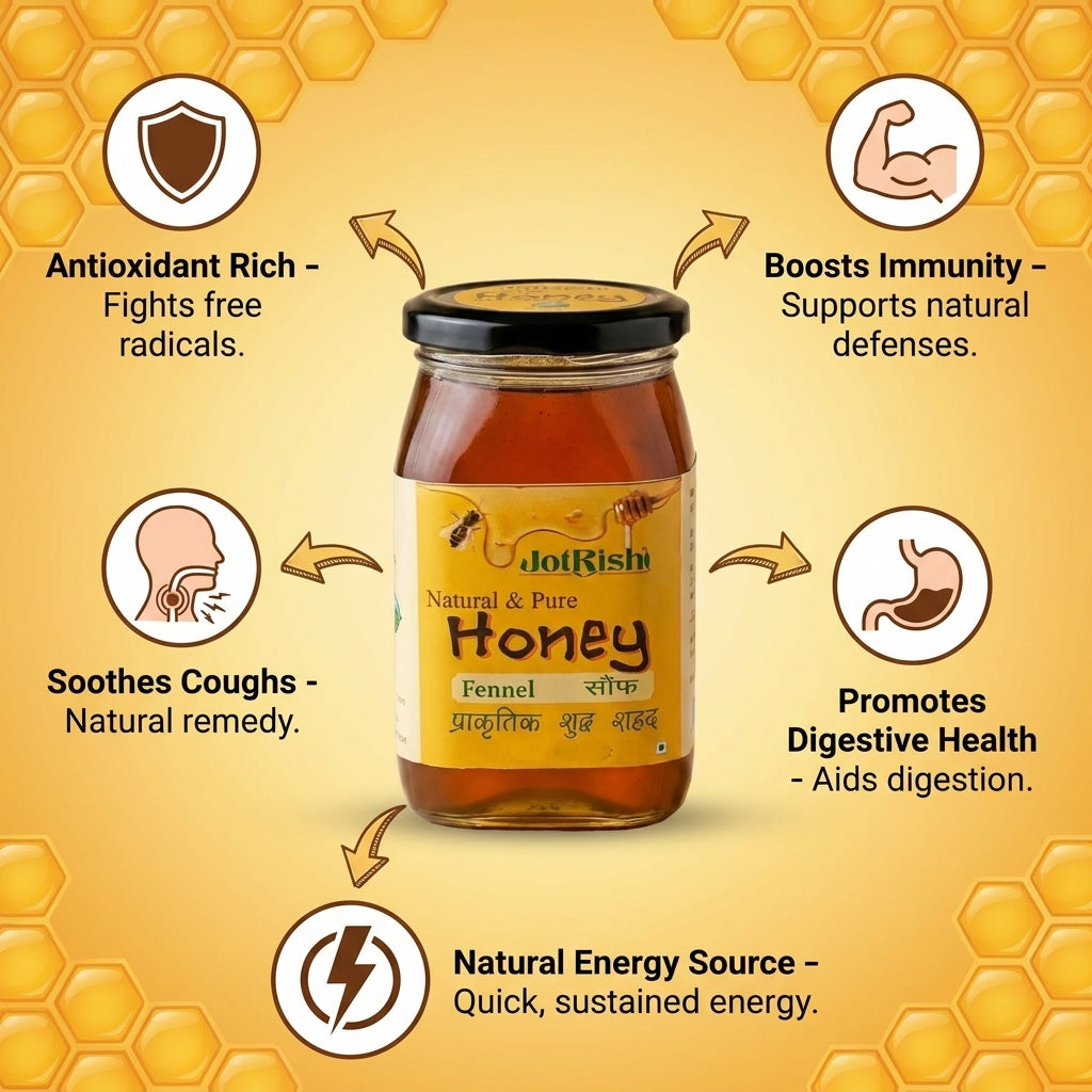 Fennel Honey – Natural & Pure Saunf Shahad