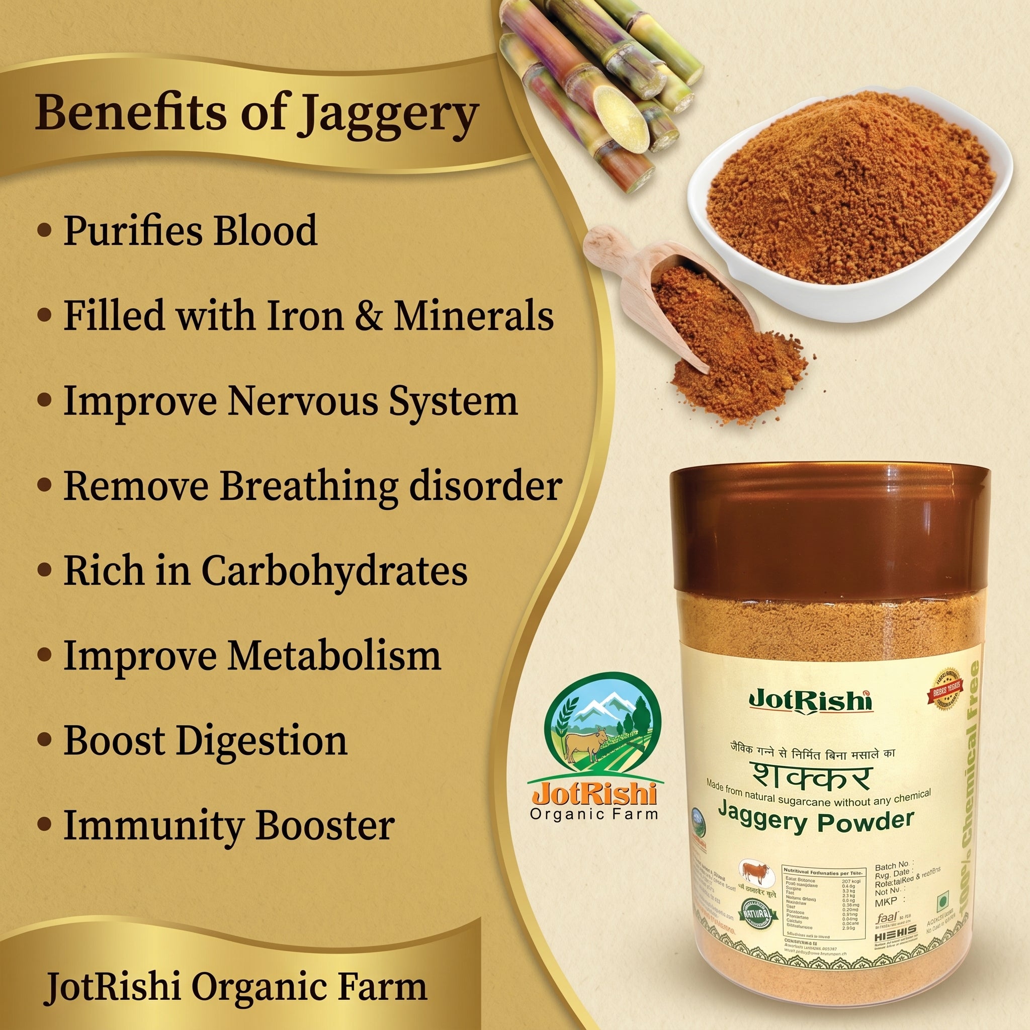 Jaggery Cubes – Natural Sugarcane Gur | 500g