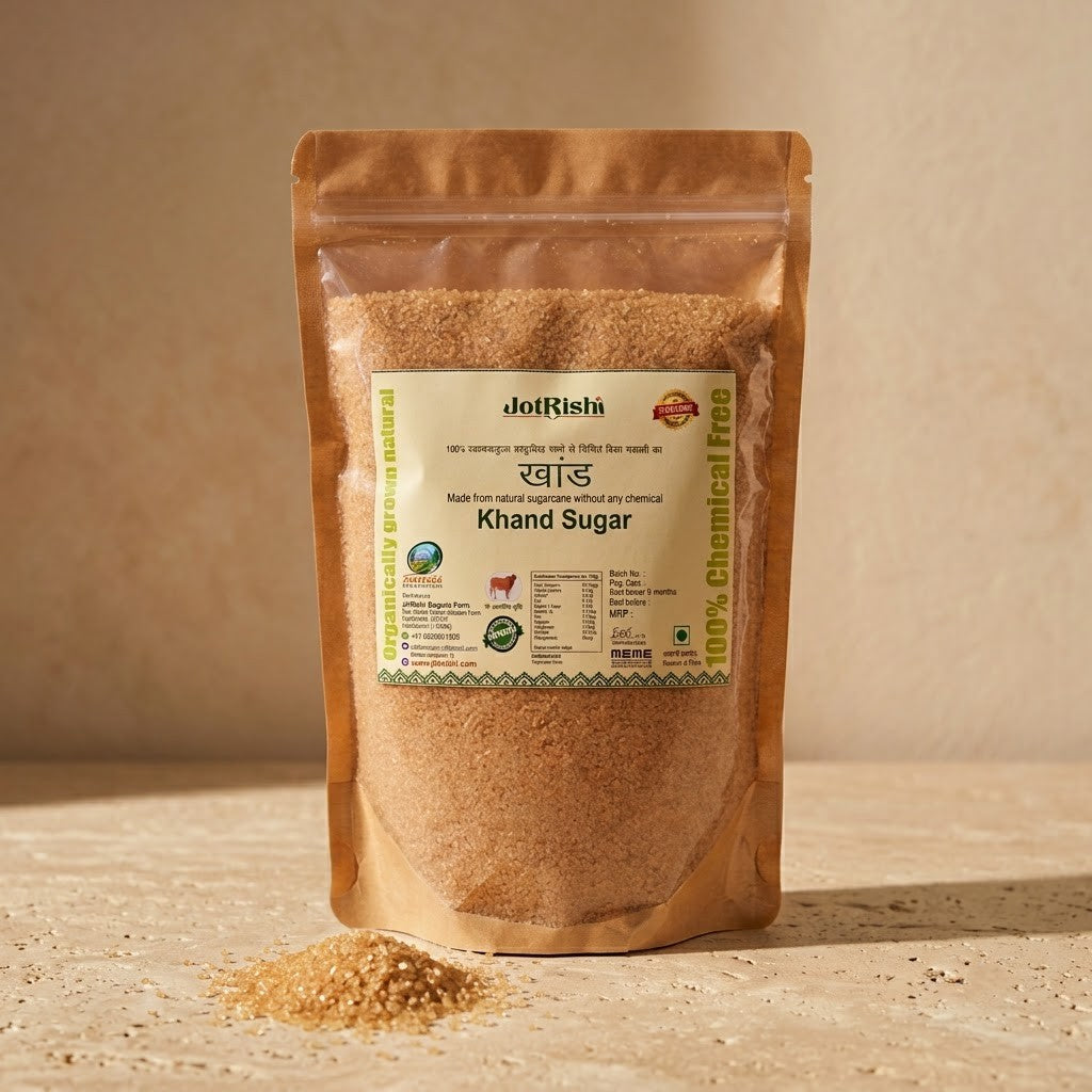 Khand Sugar - Chemical  Free Sweetener