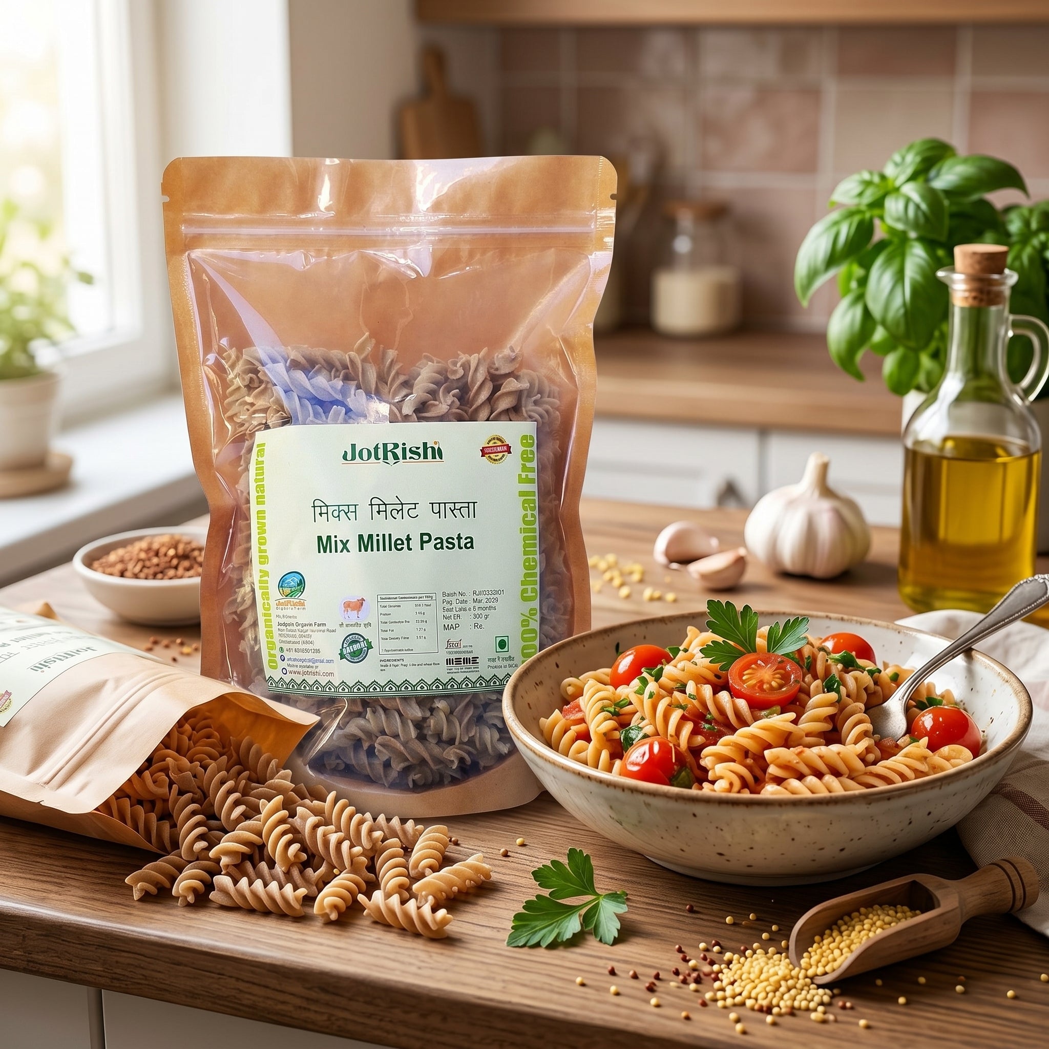 Mix Millet Pasta – 100% Chemical Free | 300g