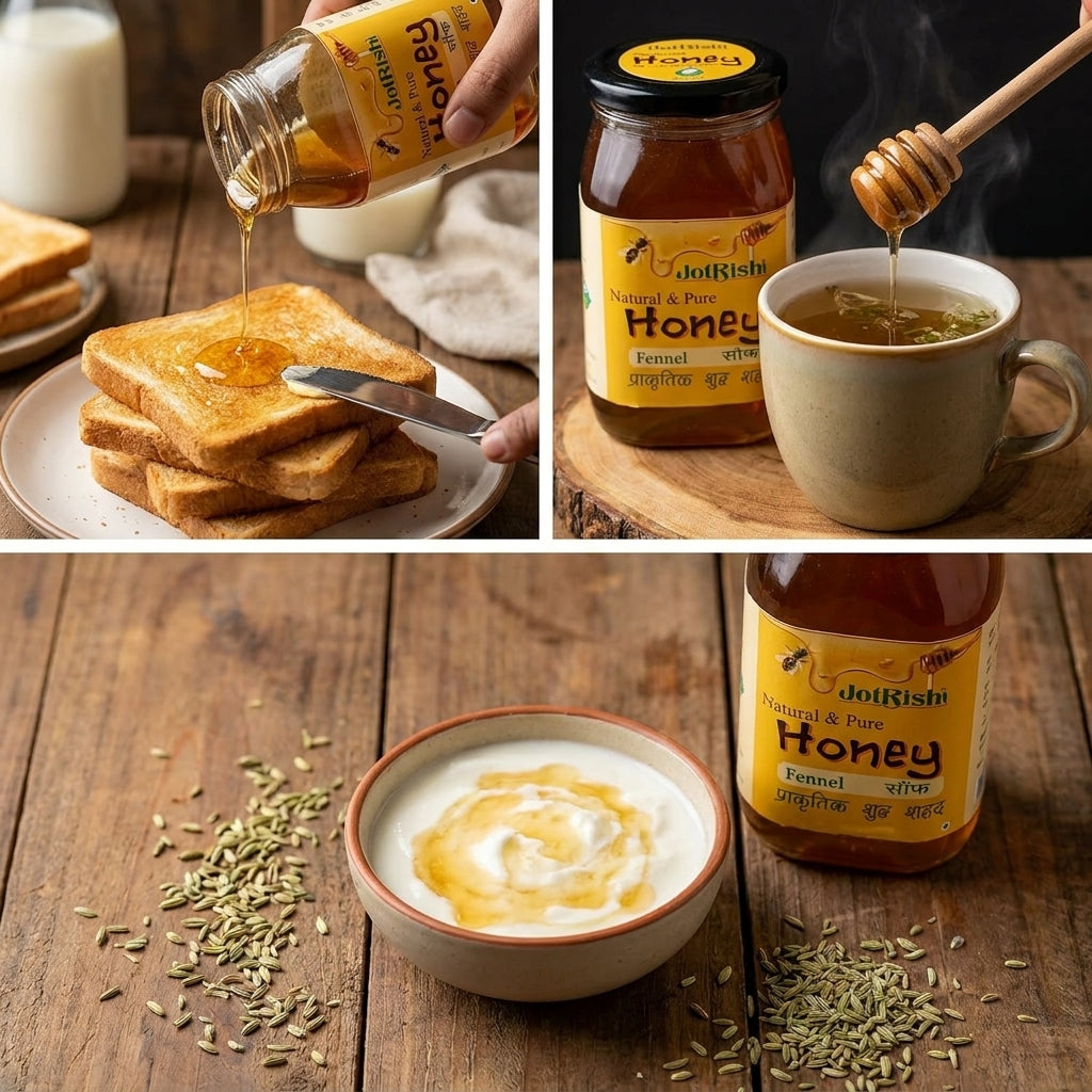 Fennel Honey – Natural & Pure Saunf Shahad