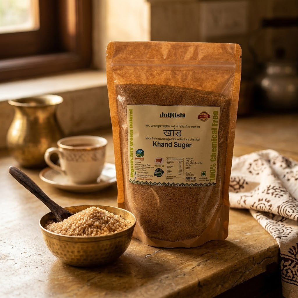 Khand Sugar - Chemical  Free Sweetener
