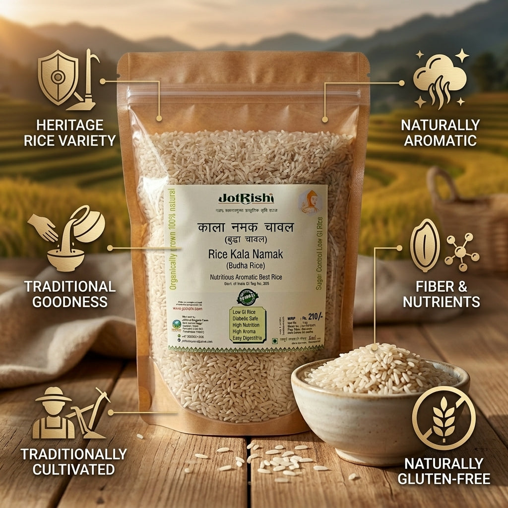 Kala Namak Rice (Budha Rice) — Ancient Heritage Grain | 1kg