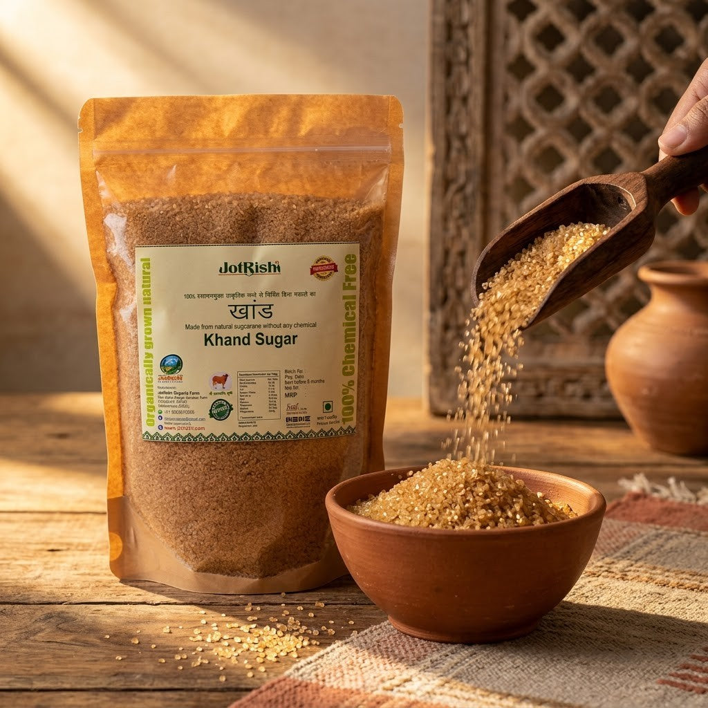 Khand Sugar - Chemical  Free Sweetener